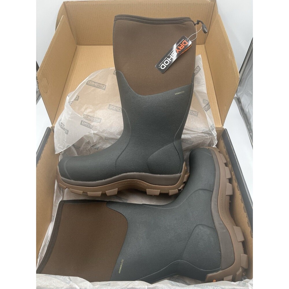 Dryshod Haymaker Men's Hi Brown Farm-Tuff Work Boot HAY-MH-BR  Size 13 New